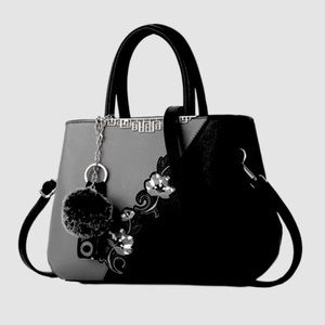 Flower Crossbody Embroidery Women Satchel Handbag Shoulder Bag Tote Purse